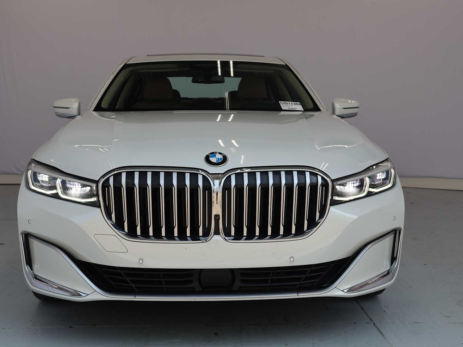 Certified Used 2022 Mineral White Metallic BMW 740i image 2