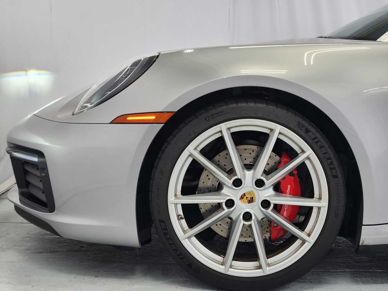 Used 2020 GT Silver Metallic Porsche Carrera S image 8