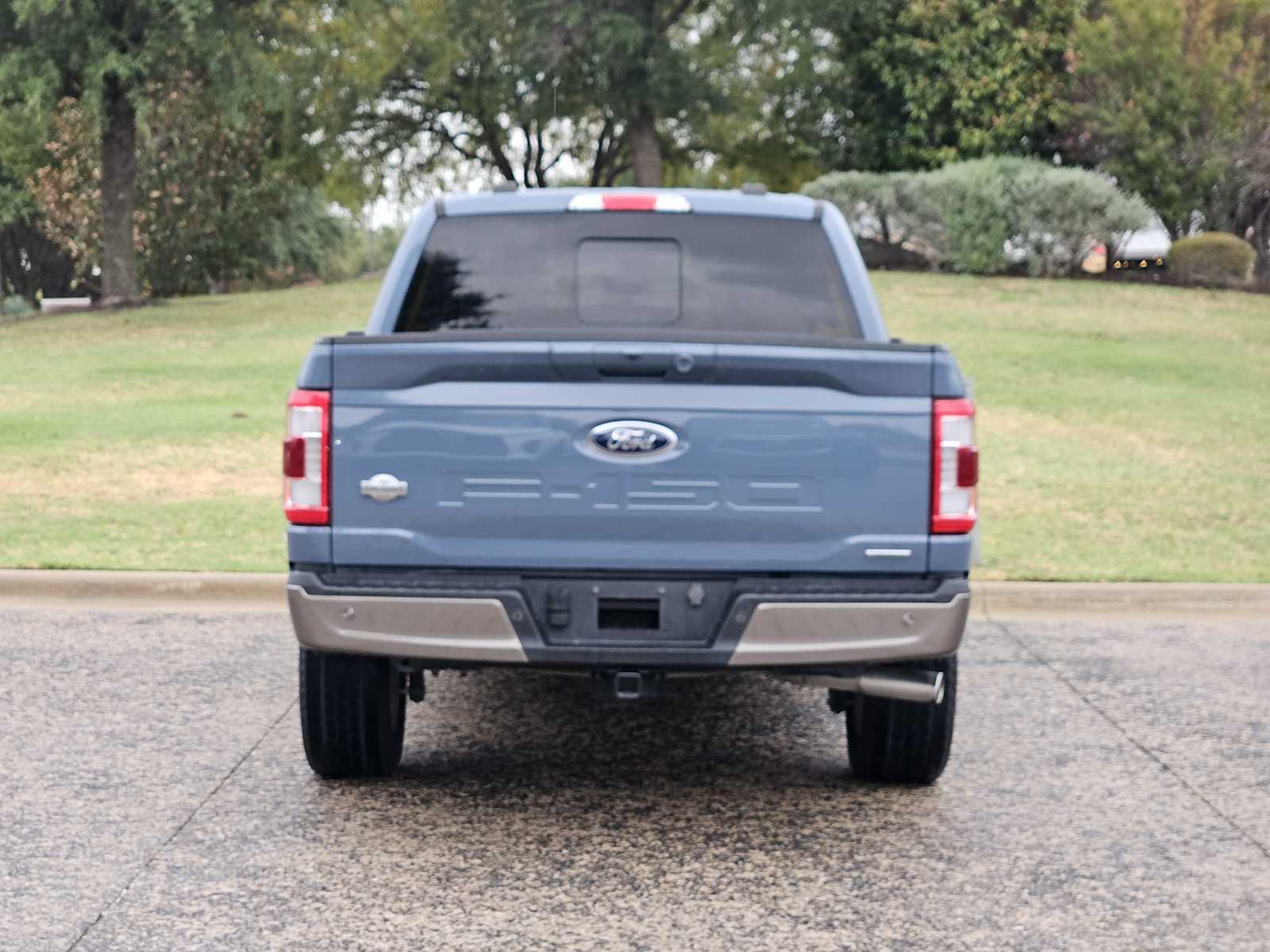 Used 2023 Azure Gray Metallic Tri-Coat/Stone Gray Ford King Ranch image 5