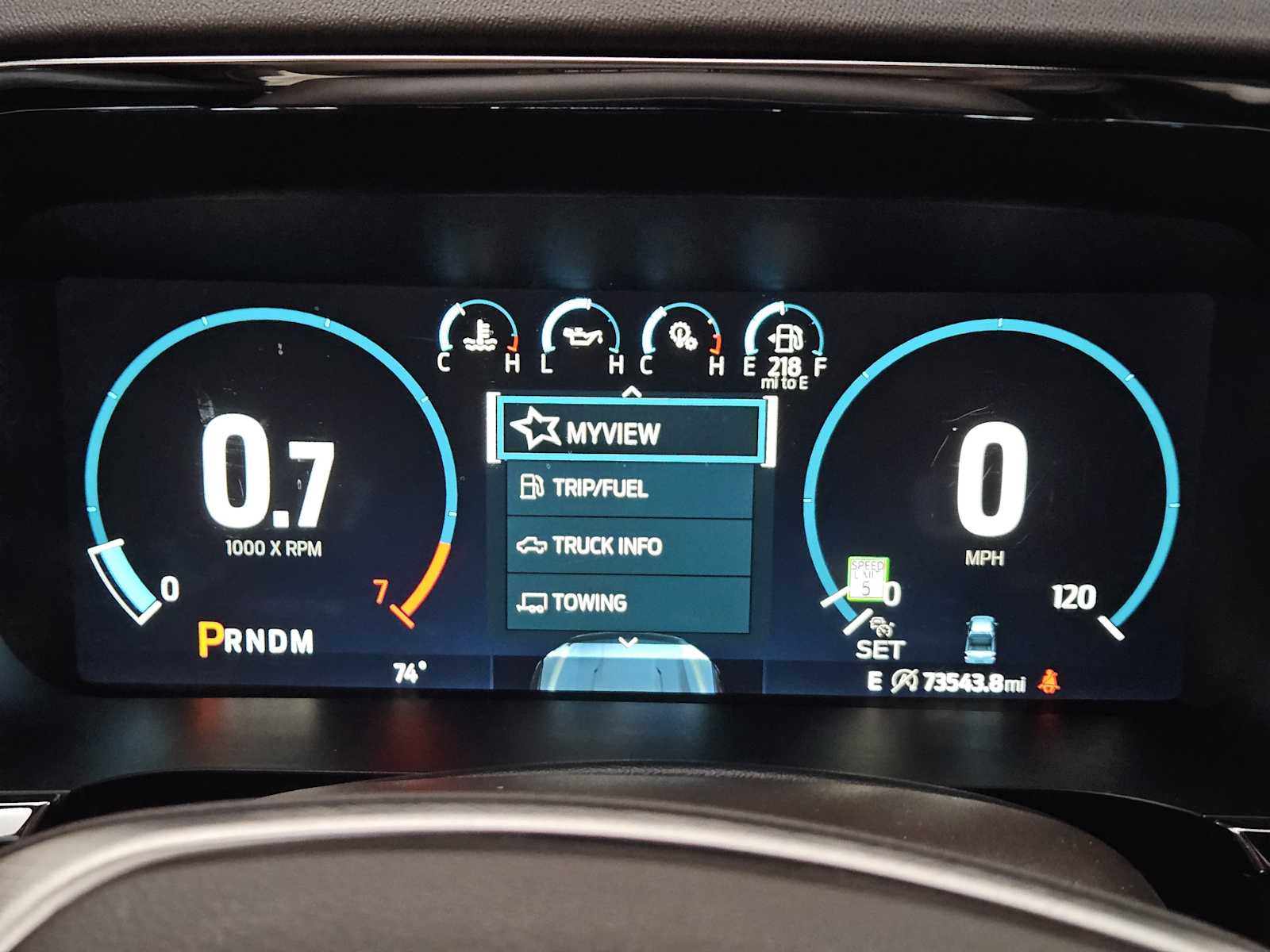 Used 2023 Azure Gray Metallic Tri-Coat/Stone Gray Ford King Ranch image 12