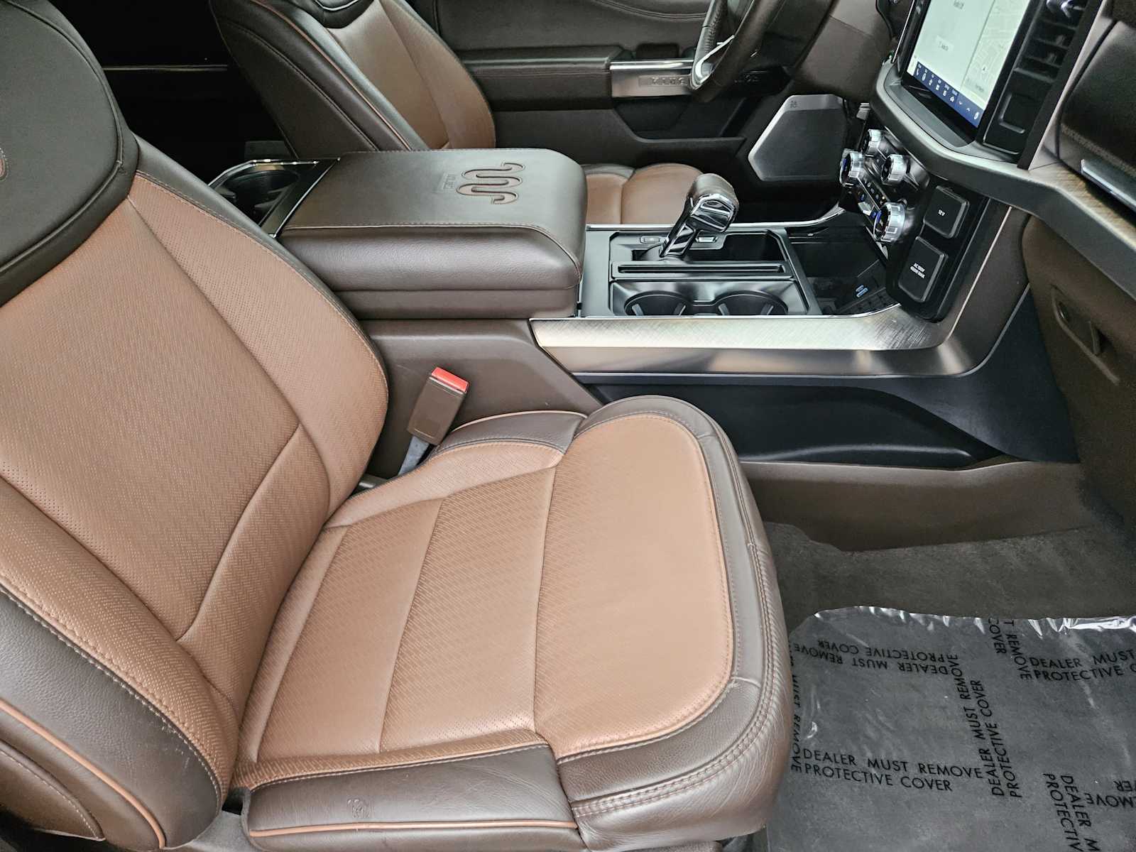 Used 2023 Azure Gray Metallic Tri-Coat/Stone Gray Ford King Ranch image 11