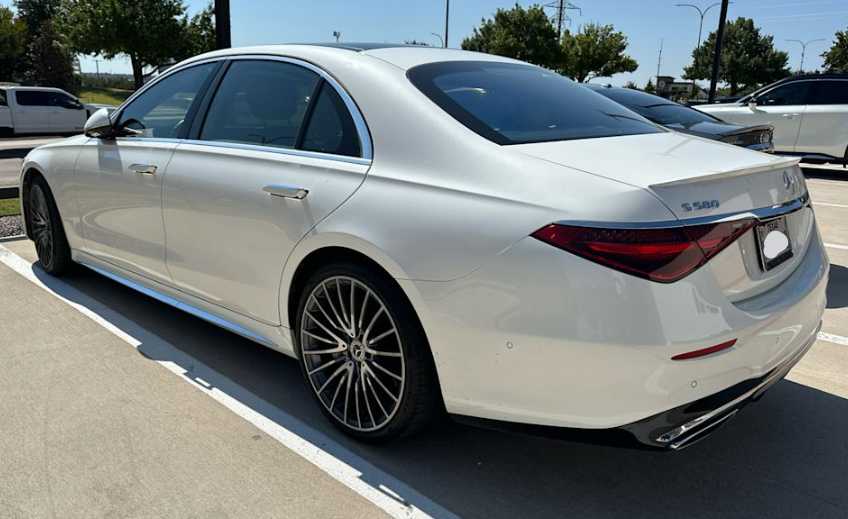 Used 2021 designo Diamond White Mercedes-Benz S 580 image 6