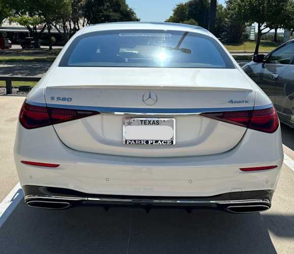 Used 2021 designo Diamond White Mercedes-Benz S 580 image 5