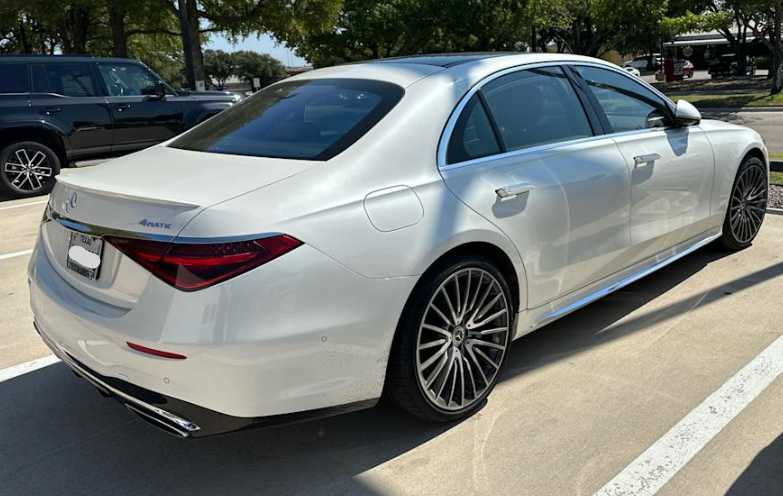 Used 2021 designo Diamond White Mercedes-Benz S 580 image 4