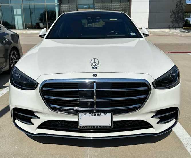 Used 2021 designo Diamond White Mercedes-Benz S 580 image 3
