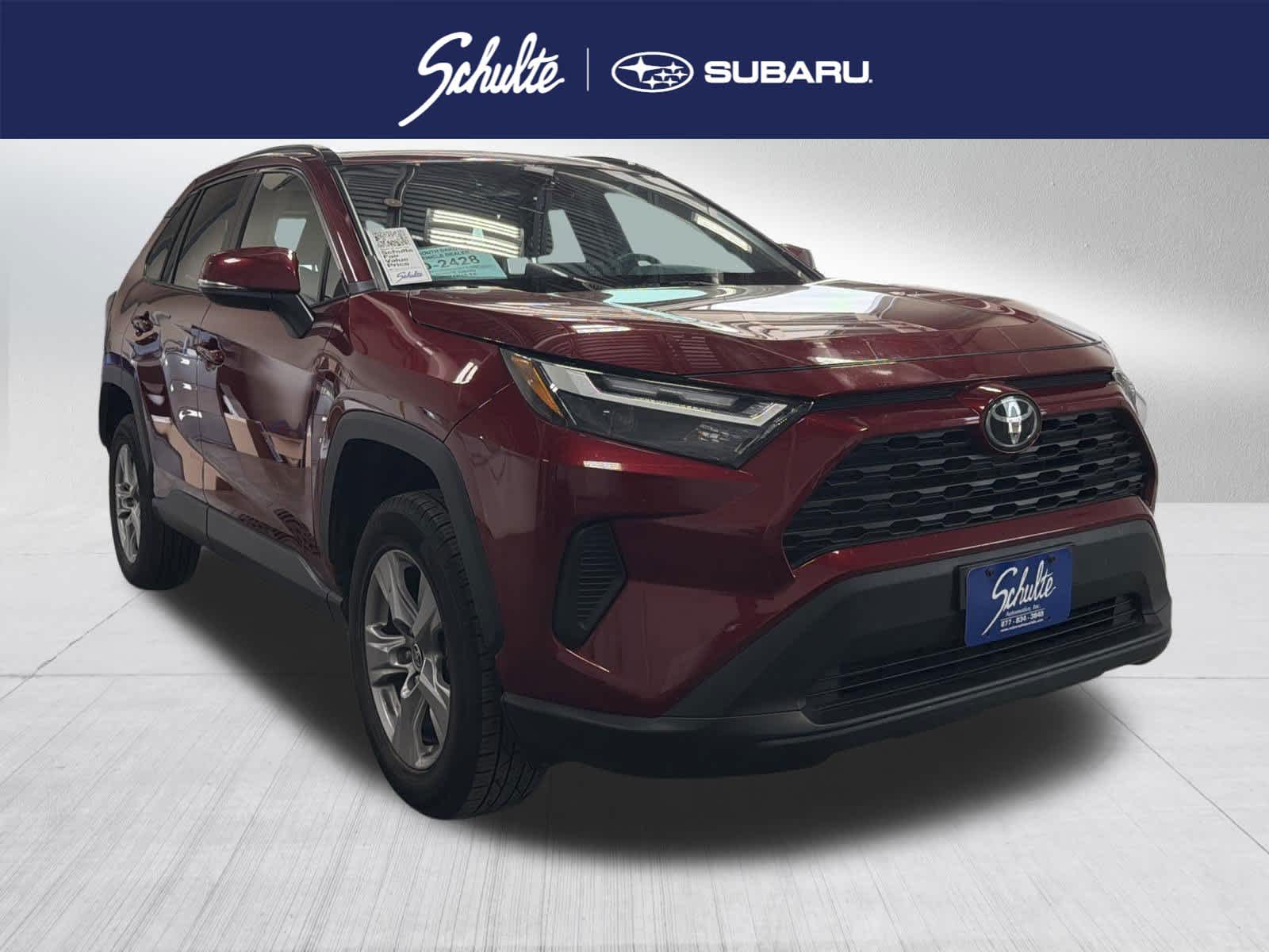 Red (Ruby Flare Pearl) 2022 Toyota RAV4 XLE AWD SUV / Crossover All-Wheel Drive 8-Speed Automatic