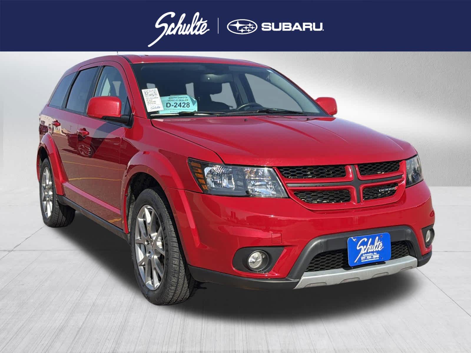 Red 2017 Dodge Journey GT AWD SUV / Crossover All-Wheel Drive Automatic