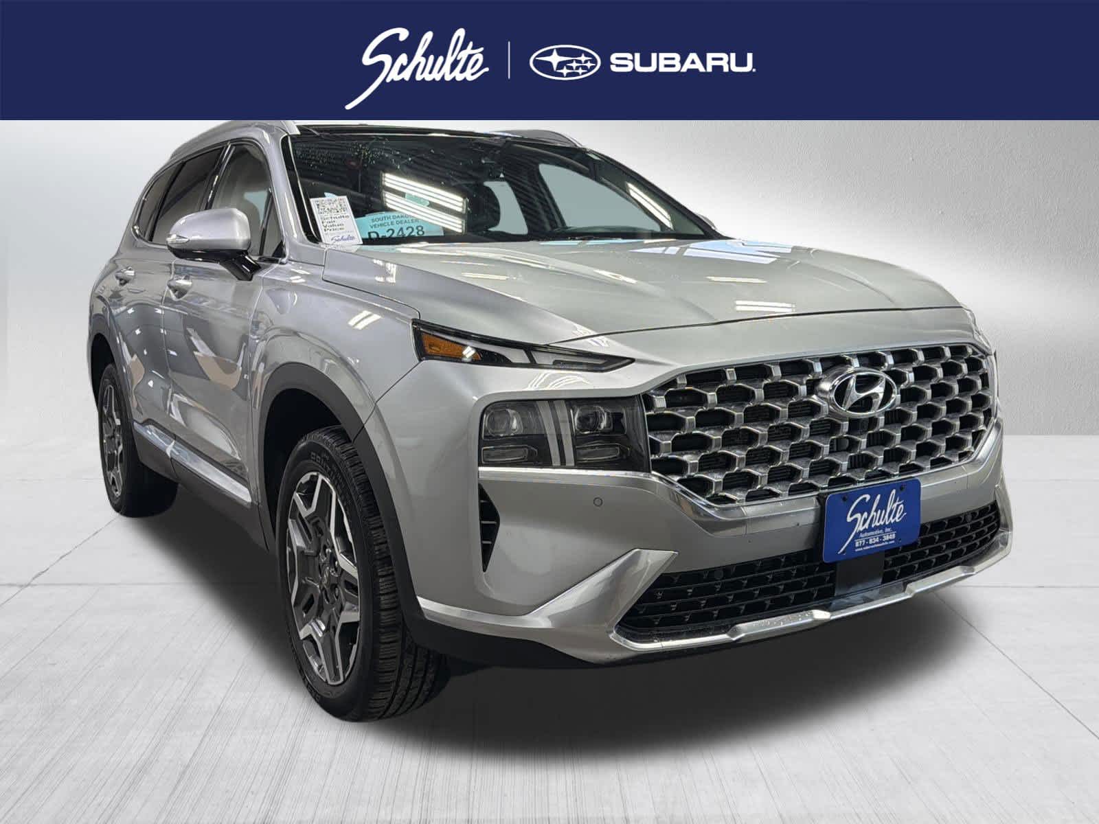 Silver 2022 Hyundai Santa Fe Limited AWD SUV / Crossover All-Wheel Drive Automatic