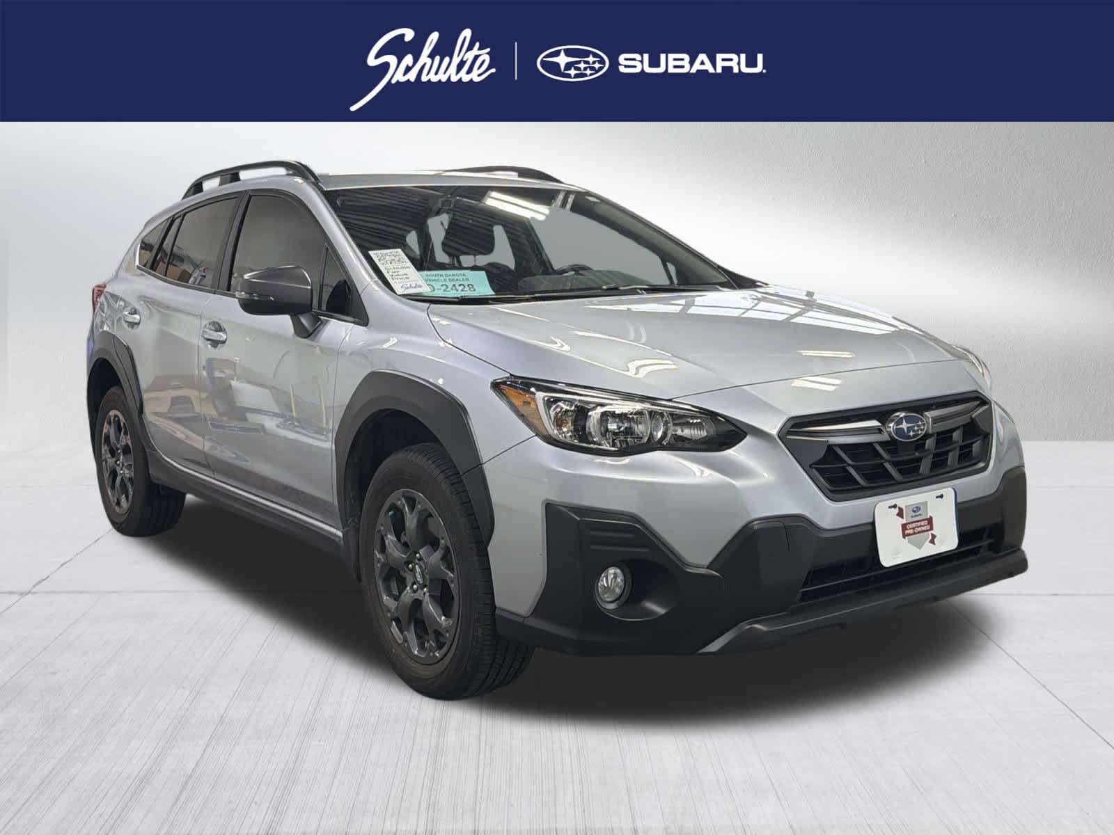 Ice Silver Metallic 2022 Subaru Crosstrek Sport AWD SUV / Crossover All-Wheel Drive Continuously Variable Transmission
