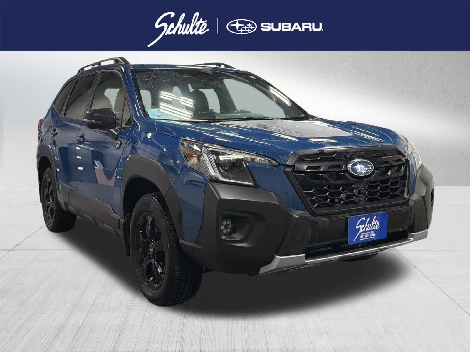 Geyser Blue 2022 Subaru Forester Wilderness Crossover AWD SUV / Crossover All-Wheel Drive Continuously Variable Transmission