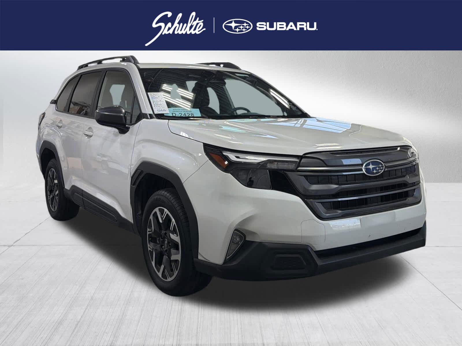 White 2025 Subaru Forester Premium Crossover AWD SUV / Crossover All-Wheel Drive Continuously Variable Transmission