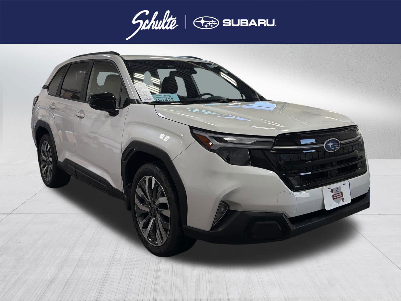 Crystal White Pearl 2025 Subaru Forester Touring Crossover AWD SUV / Crossover All-Wheel Drive Continuously Variable Transmission