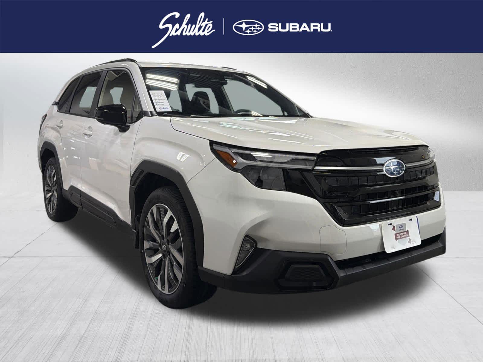 White 2025 Subaru Forester Touring Crossover AWD SUV / Crossover All-Wheel Drive Continuously Variable Transmission