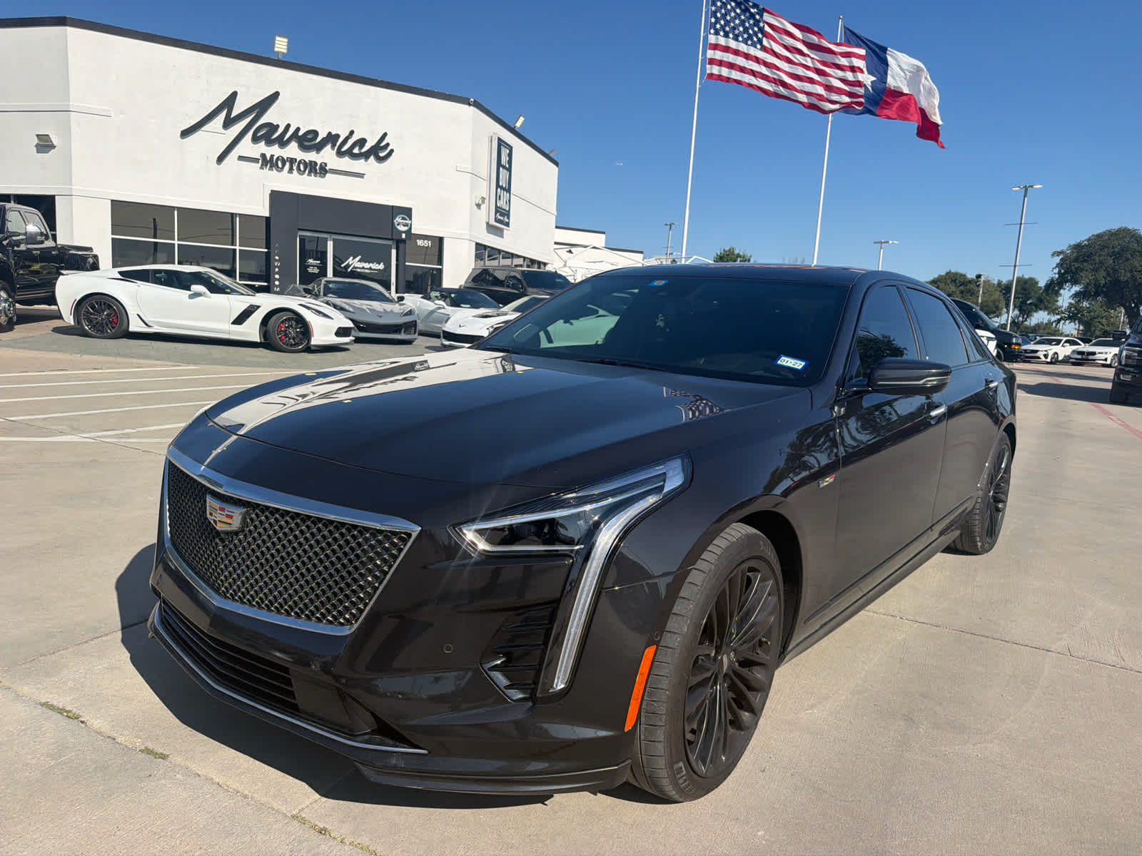 Manhattan Noir Metallic 2020 Cadillac CT6-V Sedan All-Wheel Drive Automatic
