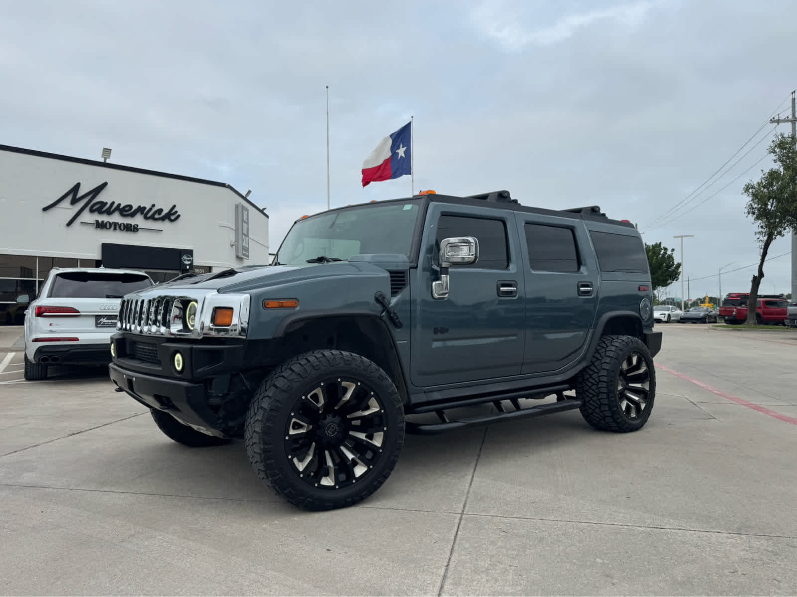 Slate Blue Metallic 2007 Hummer H2 Base SUV / Crossover Four-Wheel Drive 4-Speed Automatic