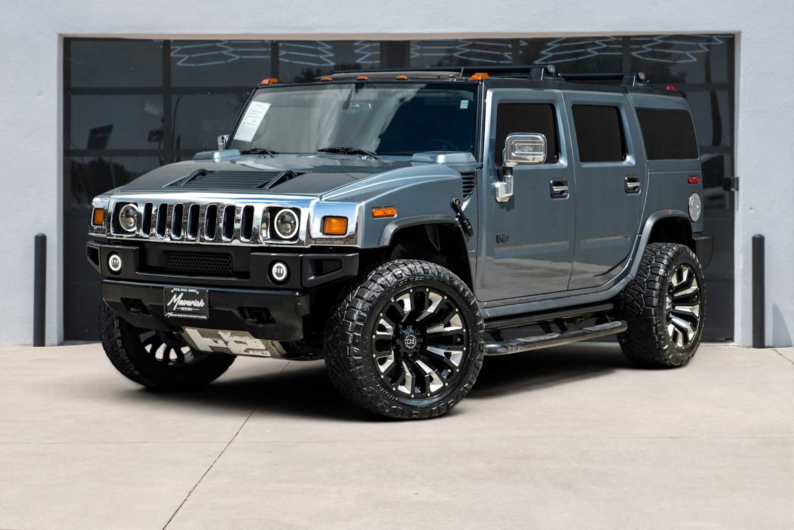 Slate Blue Metallic 2007 Hummer H2 Base SUV / Crossover Four-Wheel Drive 4-Speed Automatic