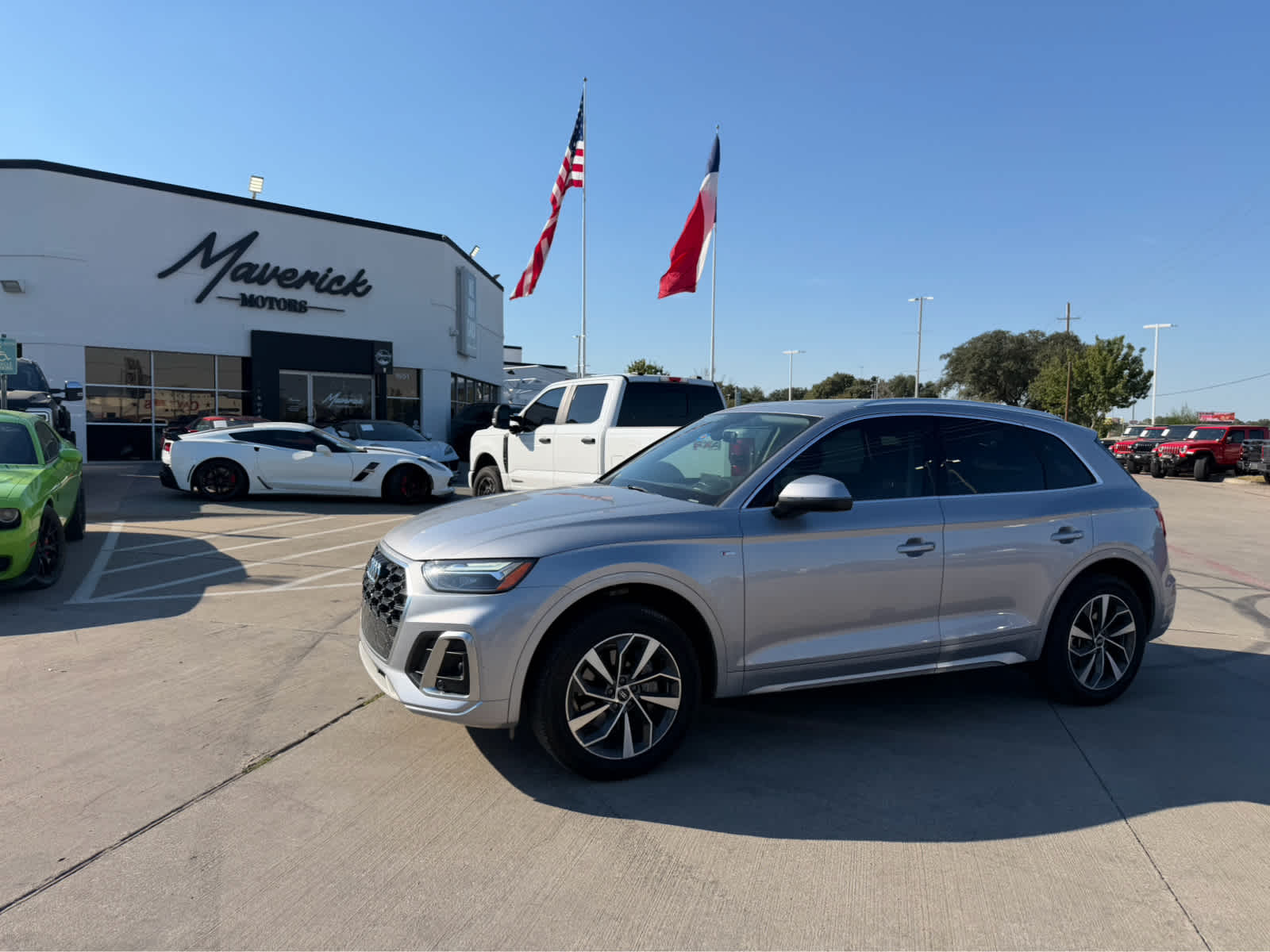 Silver 2022 Audi Q5 SUV / Crossover All-Wheel Drive 7-Speed Automatic