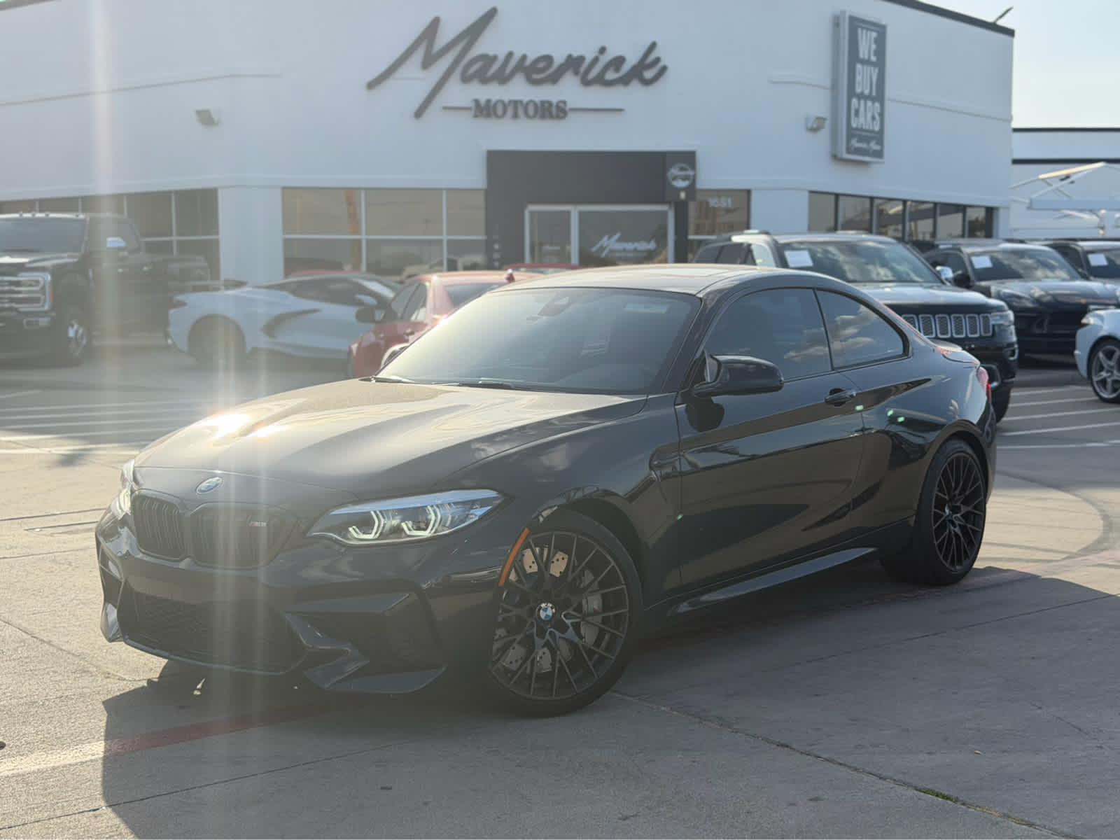 Black Sapphire Metallic 2021 BMW M2 Coupe Rear-Wheel Drive 6-Speed Manual