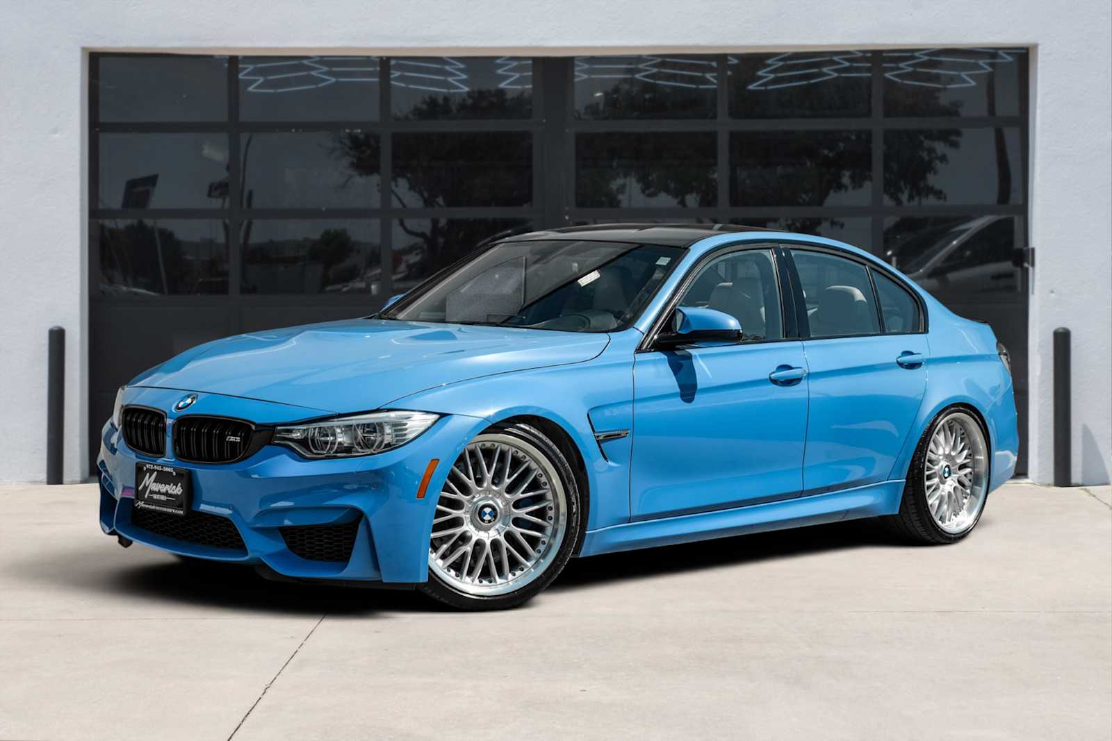 Tanzanite Blue Metallic 2015 BMW M3 Sedan Rear-Wheel Drive Automatic