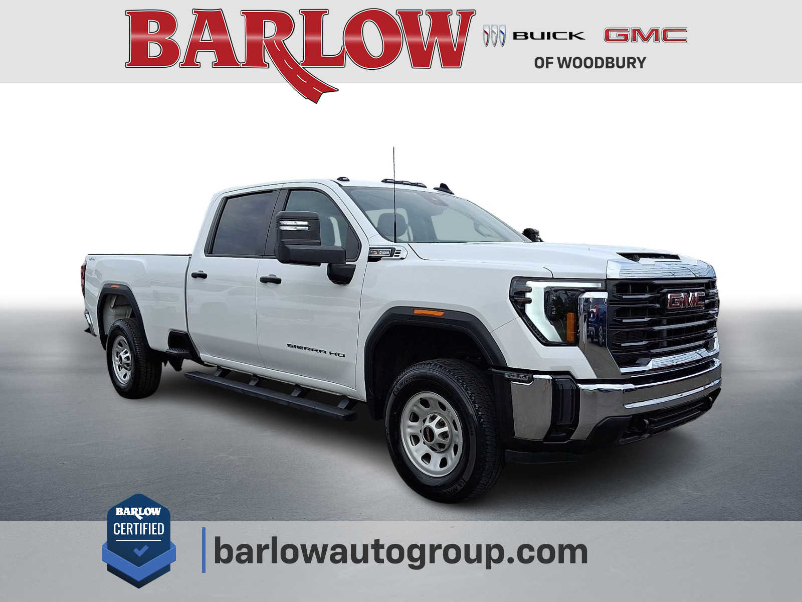 Summit White 2024 GMC Sierra 3500HD Pickup Truck Four-Wheel Drive Automatic