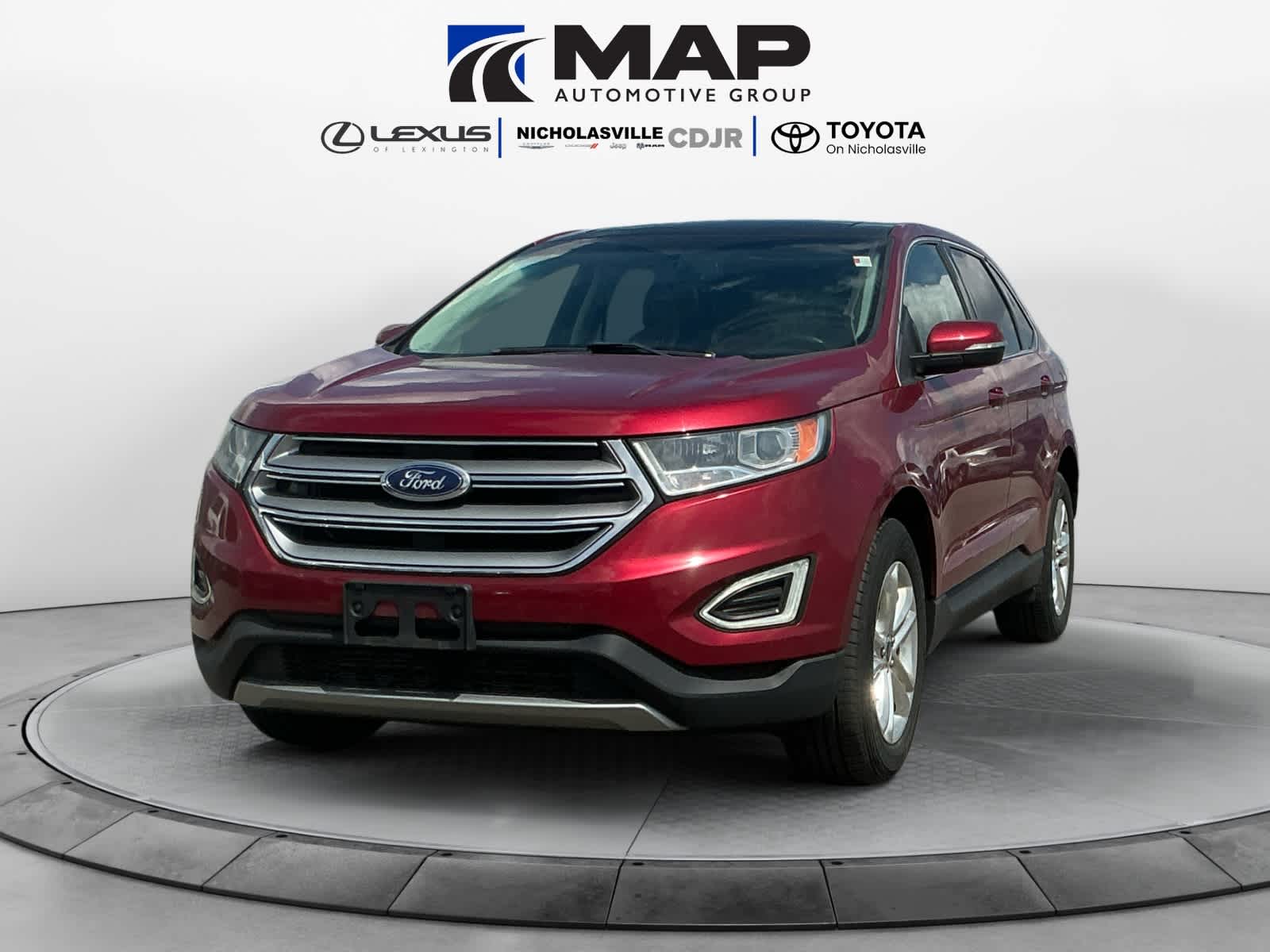Ruby Red Metallic Tinted Clearcoat 2016 Ford Edge SEL AWD SUV / Crossover All-Wheel Drive 6-Speed Automatic