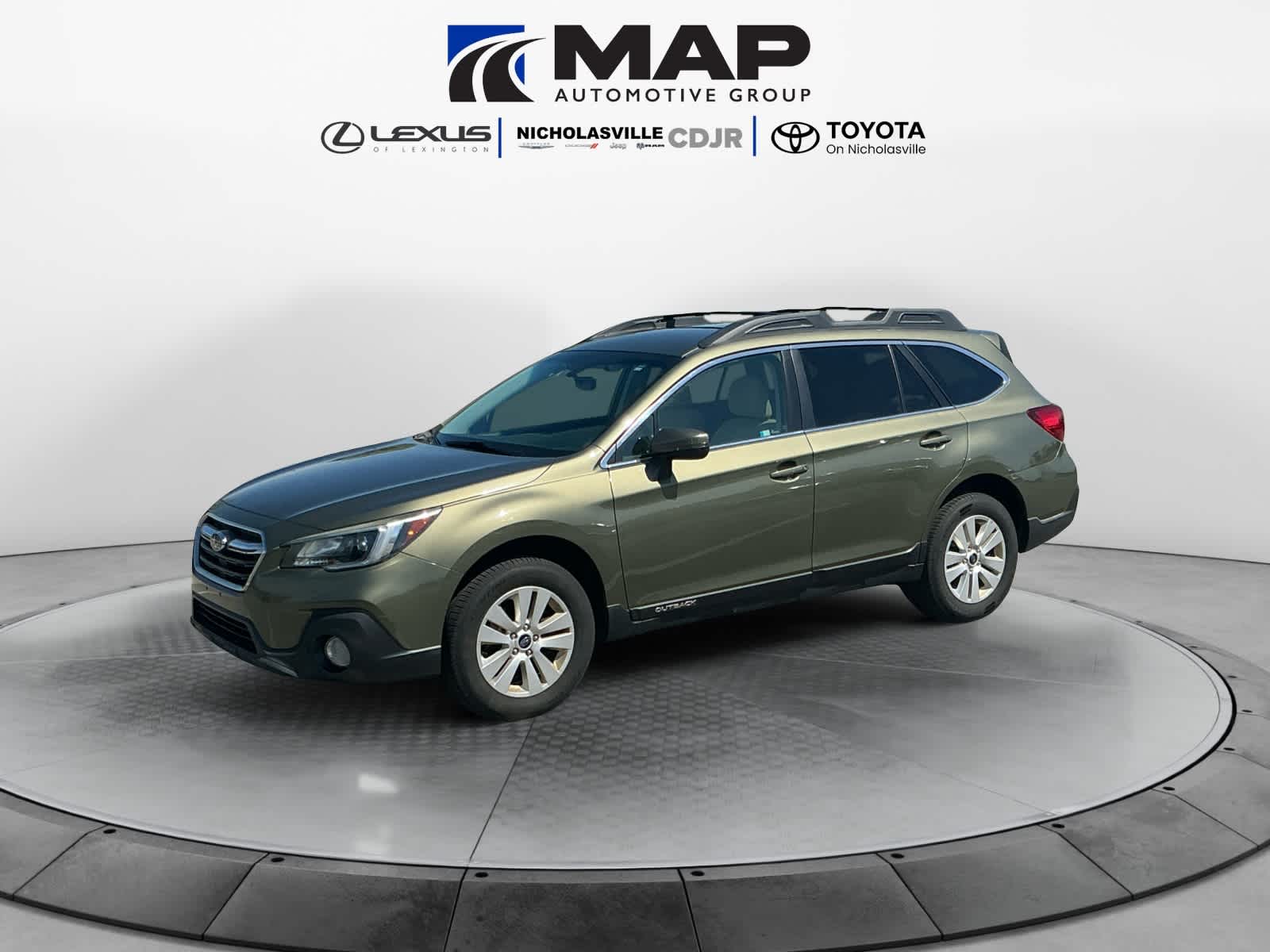Wilderness Green Metallic 2019 Subaru Outback 2.5i Premium AWD Wagon All-Wheel Drive Automatic