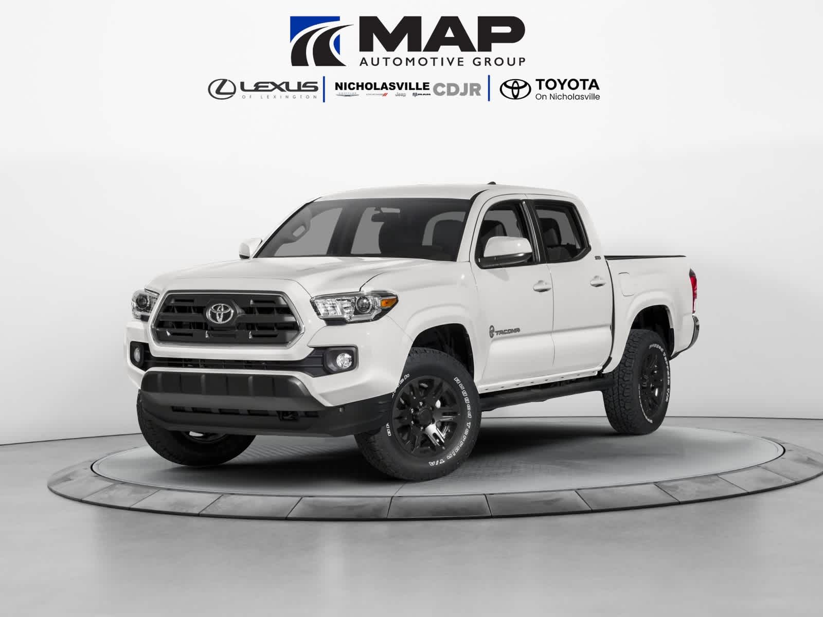 Super White 2016 Toyota Tacoma Pickup Truck 4X2 Automatic
