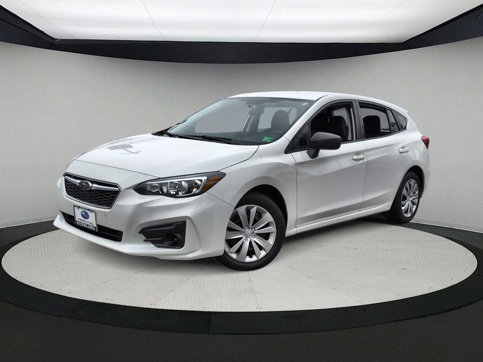 White 2019 Subaru Impreza 2.0i Hatchback AWD Hatchback All-Wheel Drive Continuously Variable Transmission