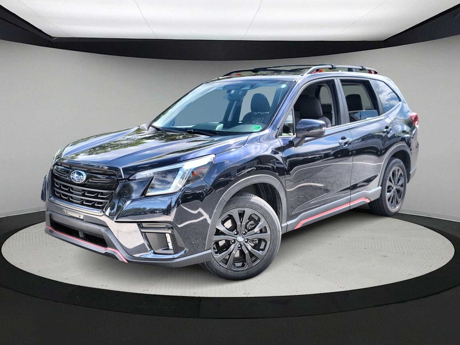 Blue 2022 Subaru Forester Sport Crossover AWD SUV / Crossover All-Wheel Drive Continuously Variable Transmission