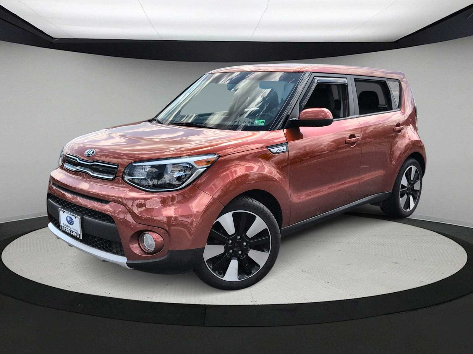 Orange 2018 Kia Soul + Wagon Front-Wheel Drive 6-Speed Automatic
