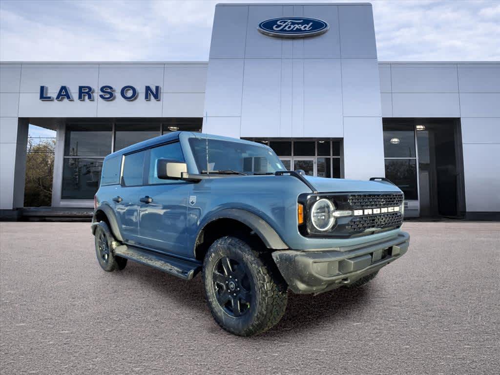 Blue (AZURE GRAY MET) 2025 Ford Bronco Big Bend 4-Door 4WD SUV / Crossover Four-Wheel Drive Automatic