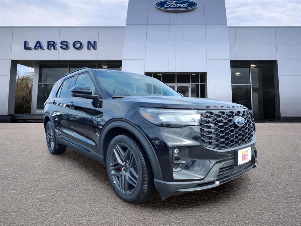 AGATE BLACK METALLIC 2026 Ford Explorer ST AWD SUV / Crossover All-Wheel Drive Automatic