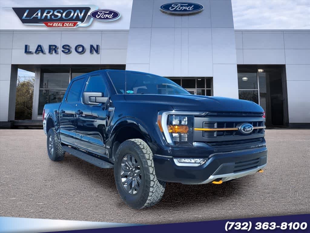 Agate Black Metallic 2023 Ford F-150 Tremor SuperCrew 4WD Pickup Truck Four-Wheel Drive Automatic