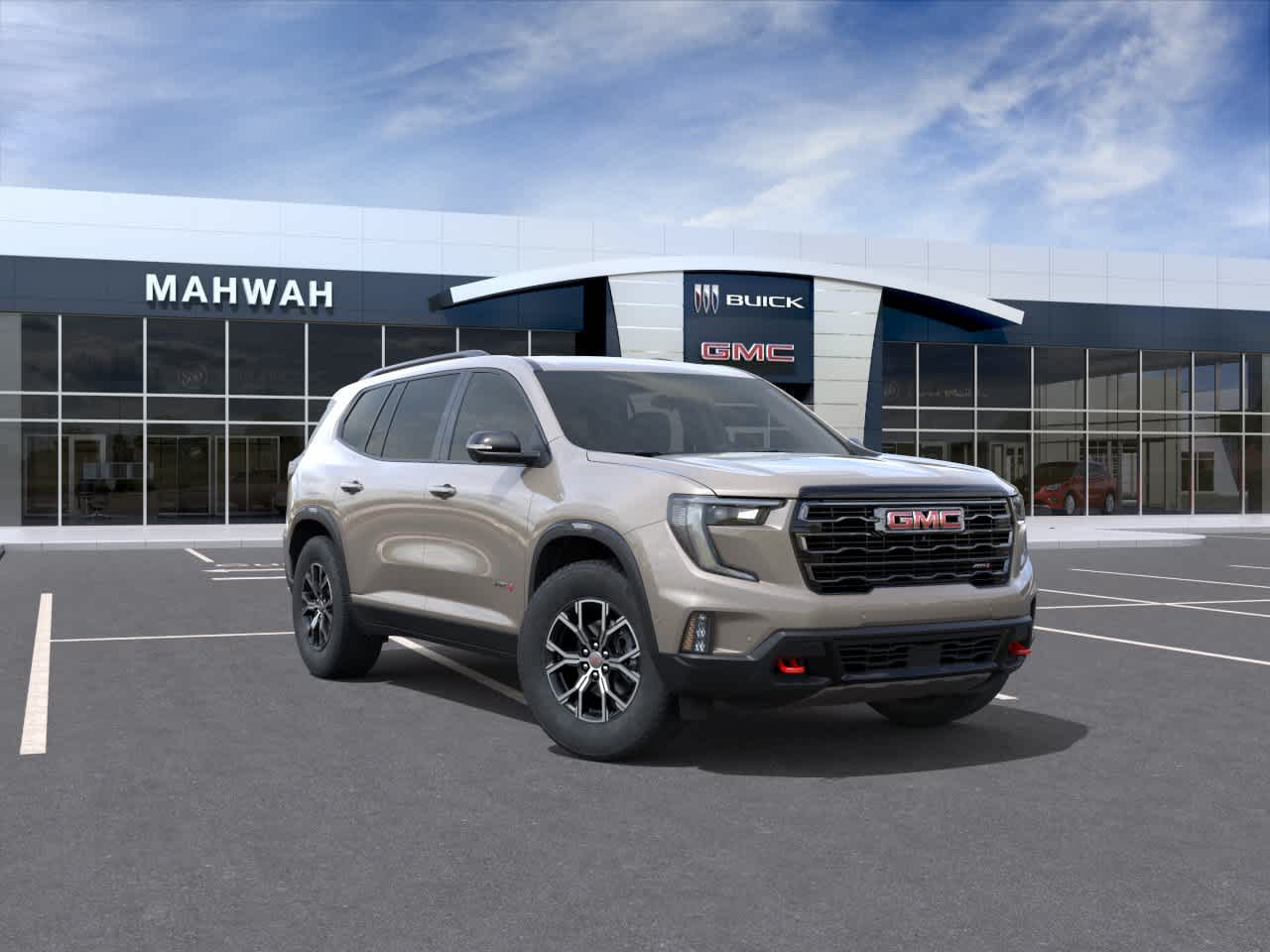 Riverstone Metallic 2026 GMC Acadia AT4 AWD SUV / Crossover Four-Wheel Drive 8-Speed Automatic