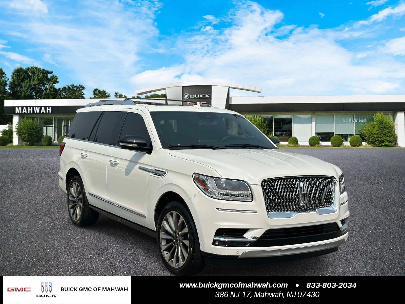 Pristine White 2020 Lincoln Navigator SUV / Crossover Four-Wheel Drive Automatic