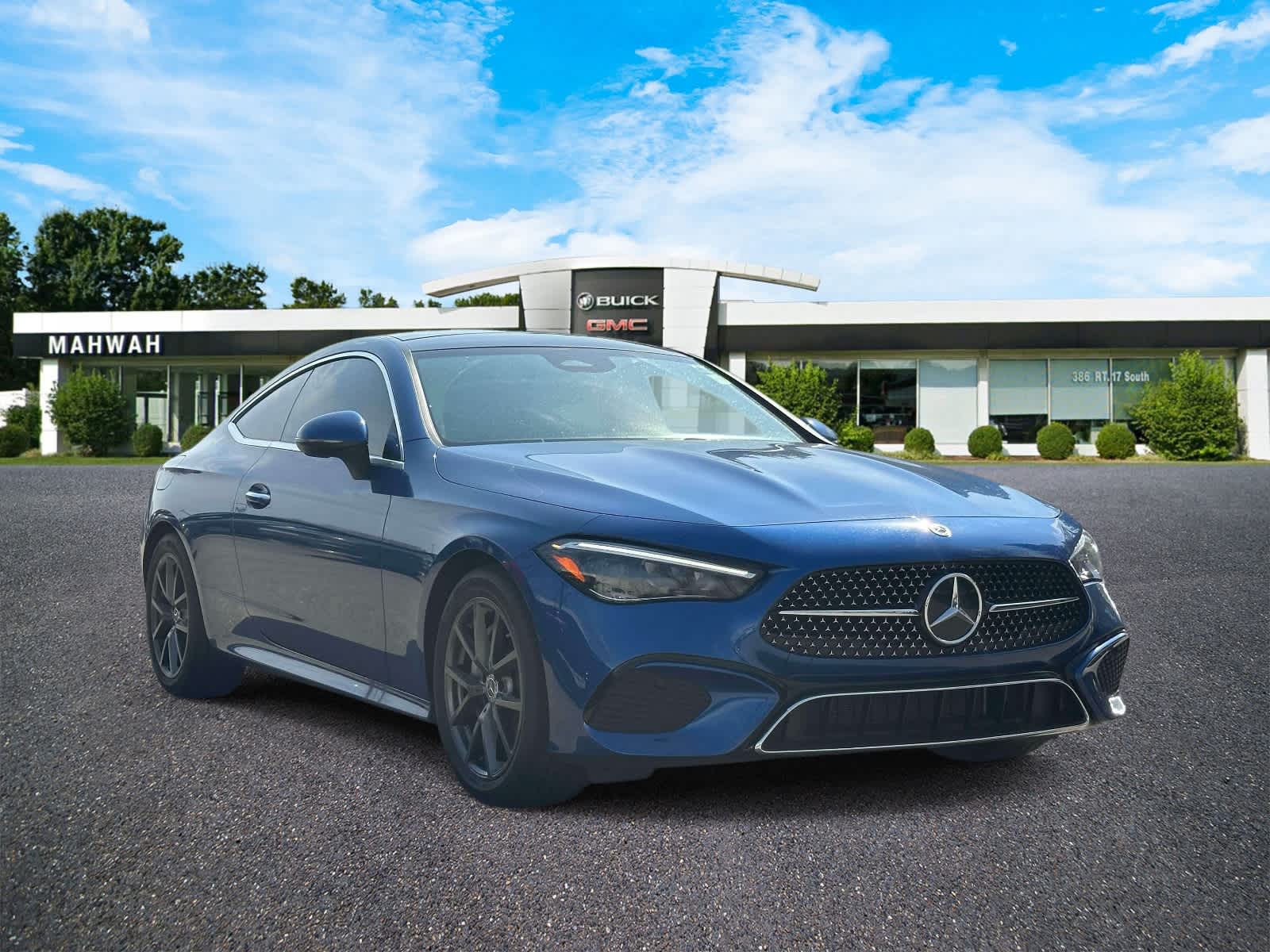 Sterling Blue Metallic 2024 Mercedes-Benz CLE 300 4MATIC Coupe All-Wheel Drive 9-Speed Automatic