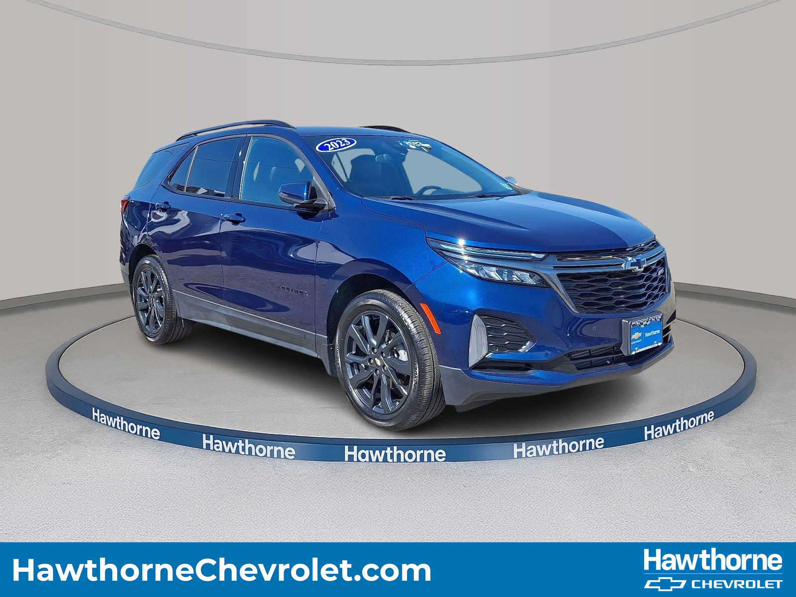 Blue Glow Metallic 2023 Chevrolet Equinox RS with 1RS FWD SUV / Crossover Front-Wheel Drive 6-Speed Automatic