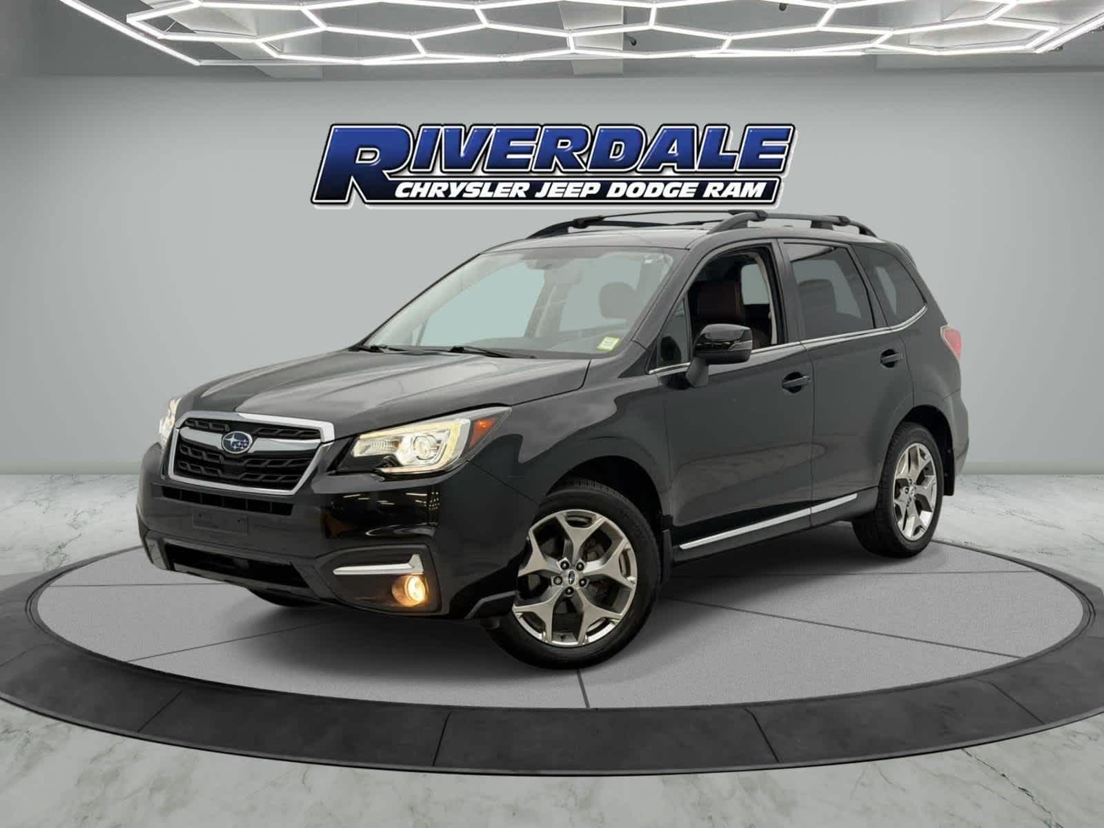 Crystal Black Silica 2018 Subaru Forester 2.5i Touring SUV / Crossover All-Wheel Drive Continuously Variable Transmission