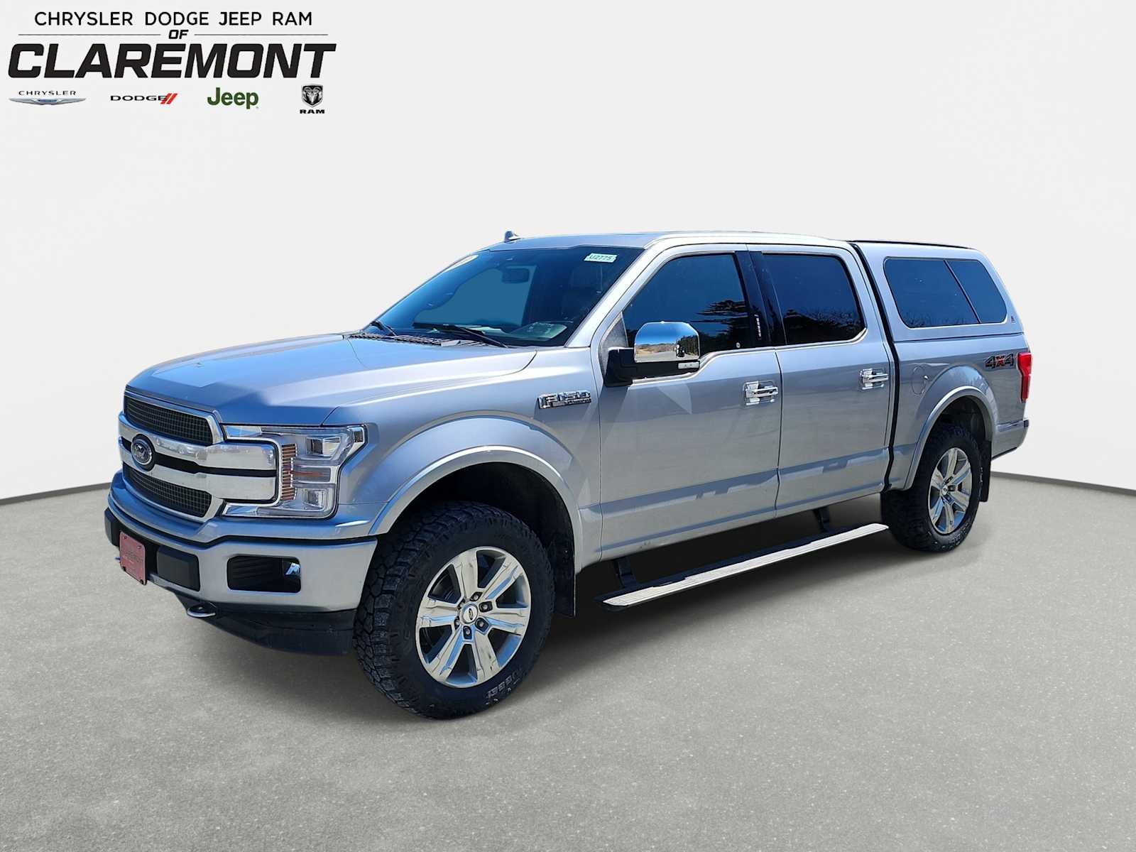 Iconic Silver Metallic 2020 Ford F-150 Pickup Truck Four-Wheel Drive Automatic