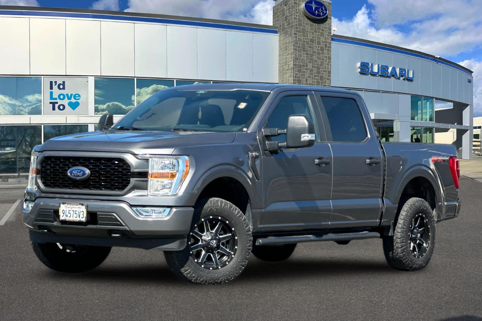 Gray 2021 Ford F-150 Pickup Truck Automatic