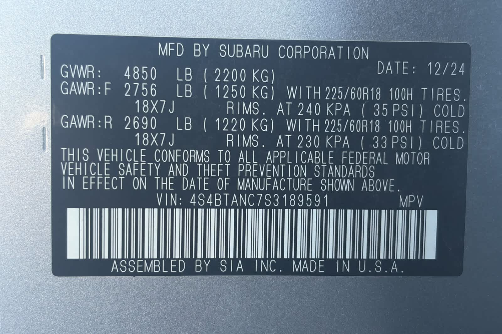 Used 2025 Subaru Outback SUV