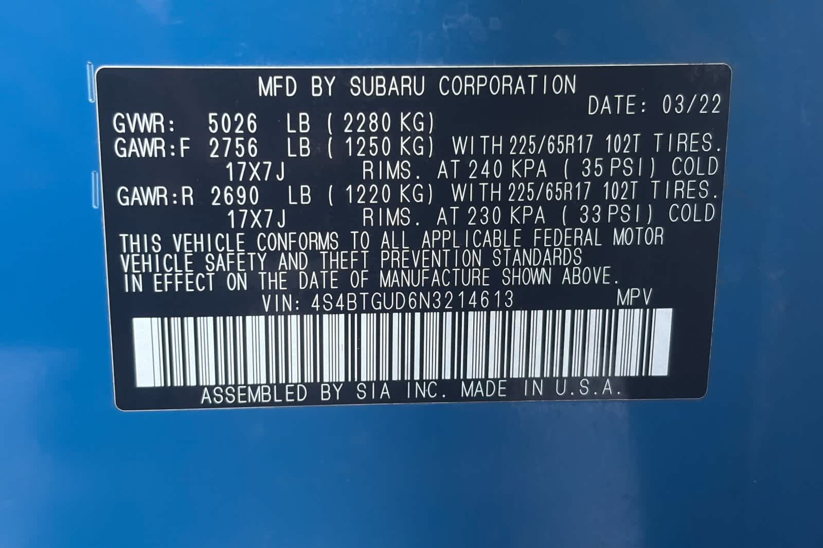 Used 2022 Subaru Outback SUV