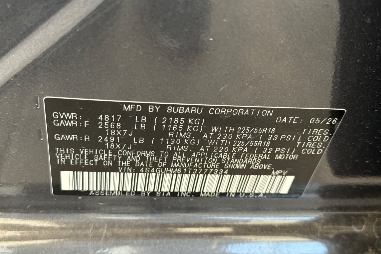 New 2026 Subaru Crosstrek SUV