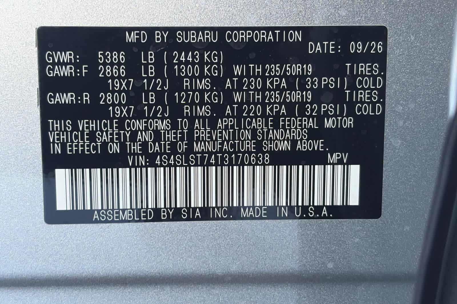 New 2026 Subaru Forester SUV