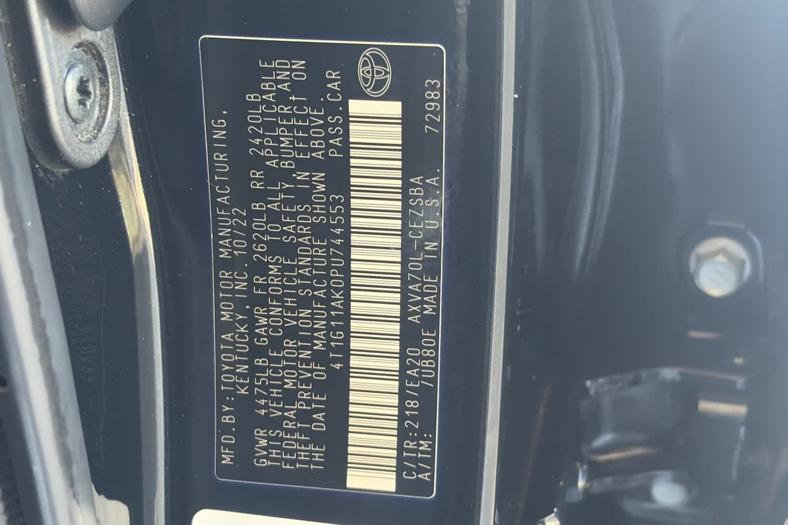 Used 2023 Toyota Camry Sedan