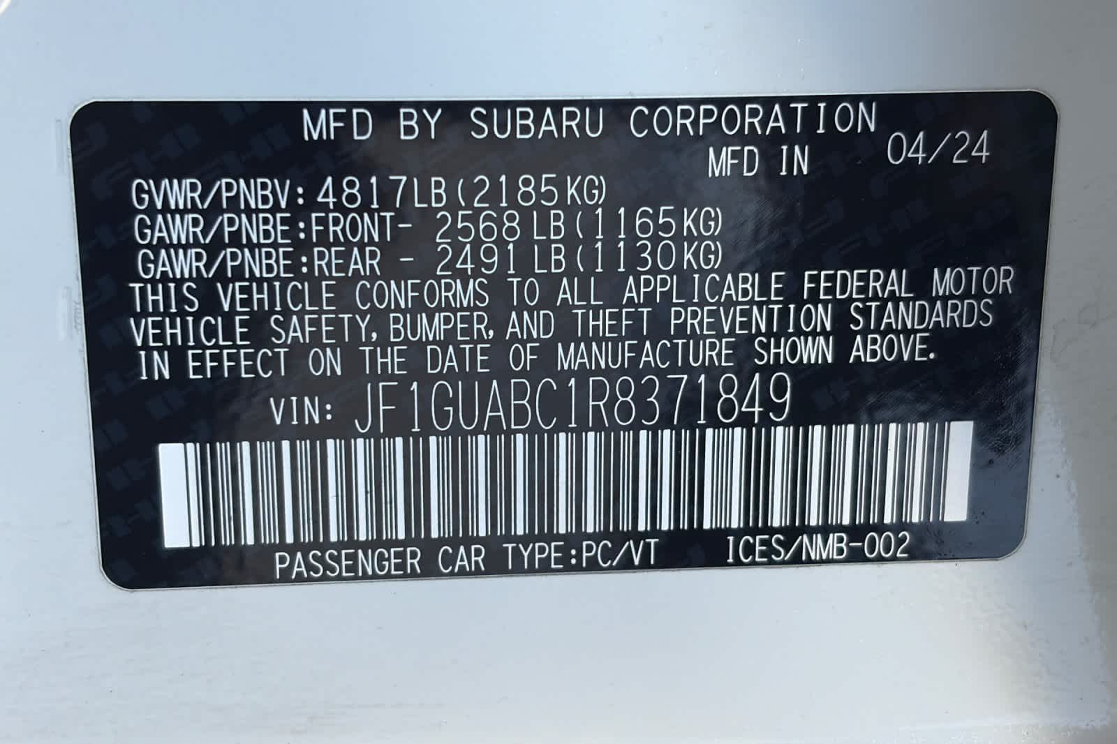 Used 2024 Subaru Impreza Sedan