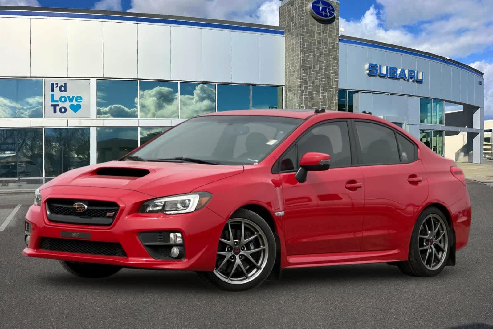 2016 Subaru WRX STI Limited with Low Profile Spoiler