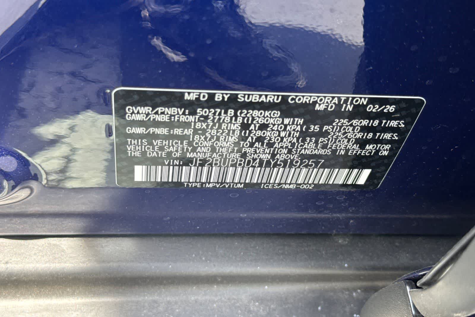 New 2026 Subaru Outback SUV