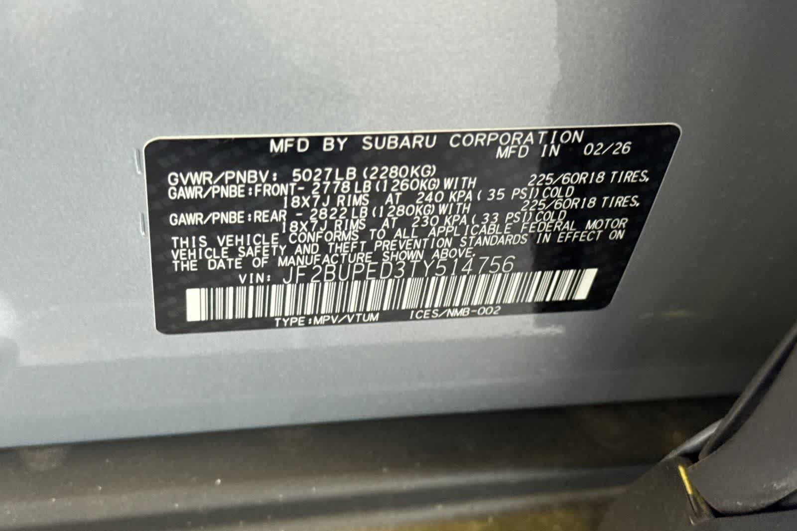 New 2026 Subaru Outback SUV