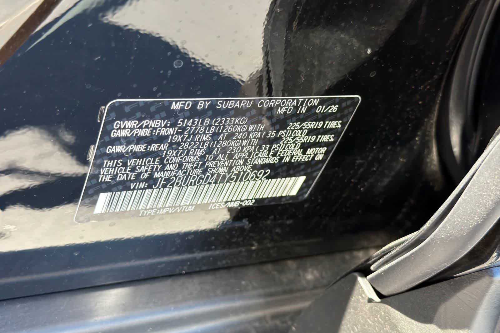 New 2026 Subaru Outback SUV